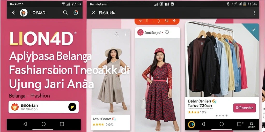 Antarmuka modern LION4D dengan koleksi fashion terbaru.